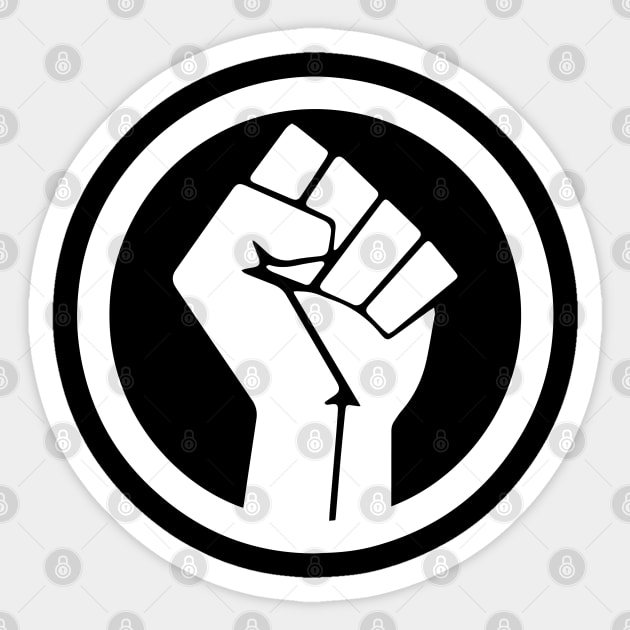 Black Power, Protest, Fist, Solidarity, Black Lives Matter Sticker by UrbanLifeApparel